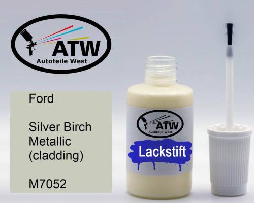 Ford, Silver Birch Metallic (cladding), M7052: 20ml Lackstift, von ATW Autoteile West.